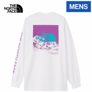 ザ・ノース・フェイス ノースフェイス メンズ 長袖Tシャツ ロングスリーブスリーブグラフィックティー ホワイト NT32438 W L/S Sleeve