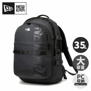 ニューエラ NEW ERA バックパック キャリアパック 35L ライトウェイト プリントロゴ ブラック×ブラック 13518018 BLK 鞄 バッグ