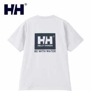 ヘリーハンセン HELLY HANSEN メンズ レディース 半袖Tシャツ ショートスリーブビーウィズウォーターロゴティー クリアホワイト HH62417