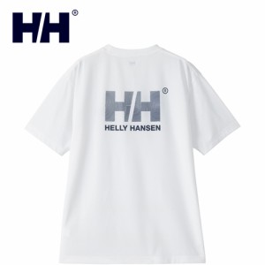 ヘリーハンセン HELLY HANSEN メンズ レディース 半袖Tシャツ ショートスリーブ HHウェーブロゴティー クリアホワイト HH62409 CW S/S