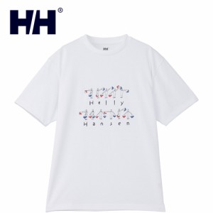ヘリーハンセン HELLY HANSEN メンズ レディース 半袖Tシャツ ショートスリーブマリンツールティー レッド×スキューバーブルー HH62413