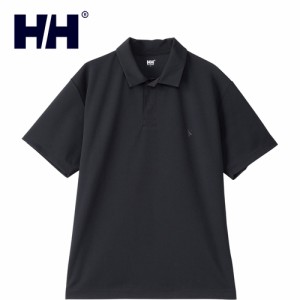 ヘリーハンセン HELLY HANSEN メンズ レディース ポロシャツ ショートスリーブ RJツインセイルポロ ブラックシングルカラー HH32401 US