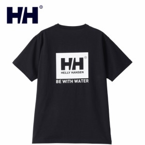 ヘリーハンセン HELLY HANSEN メンズ レディース 半袖シャツ ショートスリーブビーウィズウォーターロゴティー ブラック HH62417 K S/S