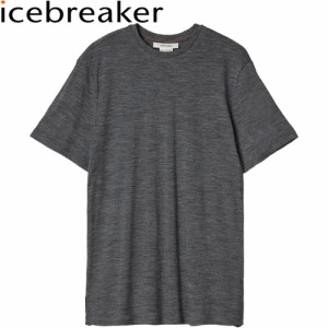 アイスブレーカー icebreaker メンズ 半袖Tシャツ メリノ 150 テックライトIII ショートスリーブ ティー グリッドストーンヘザー