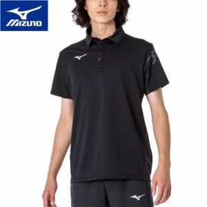 ミズノ MIZUNO メンズ MCライン ポロシャツ ブラック 32MAA170 09 半袖 トップス トレーニング スポーツ ウェア 部活 練習