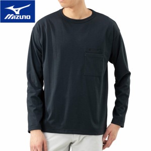 ミズノ MIZUNO メンズ レディース ヘビーオンスクイックドライ 長袖Tシャツ ブラック B2MA0001 09 長袖 Tシャツ トップス トレーニング