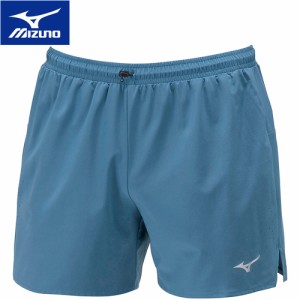 ミズノ MIZUNO メンズ ランニングウェア ゲームパンツ ドライストレッチプレミアムパンツ ブルーアシュズ J2MBA002 17 ショートパンツ