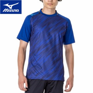 ミズノ MIZUNO メンズ レディース クイックドライフィールドシャツ サーフブルー P2MAA041 25 半袖 Tシャツ トップス サッカー