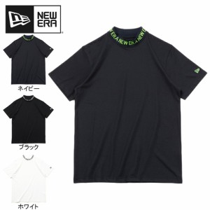 ニューエラゴルフ NEW ERA GOLF メンズ レディース 半袖 鹿の子 ミッドネック Tシャツ 141090 シャツ トップス モックネック ゴルフ