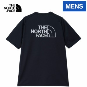 ザ・ノース・フェイス ノースフェイス メンズ ランニングウェア シャツ ショートスリーブイーエスアンペアクルー ブラック NT12482 K