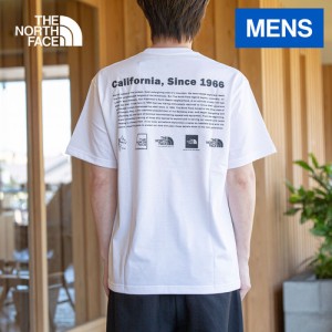 ザ・ノース・フェイス ノースフェイス メンズ 半袖Tシャツ ショートスリーブヒストリカルロゴティー ホワイト NT32407 W S/S Historical