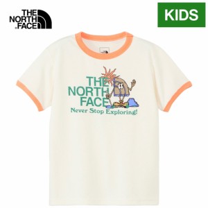 ザ・ノース・フェイス ノースフェイス キッズ Tシャツ ショートスリーブラッチパイルリンガーティー オフホワイト NTJ32438 OW S/S