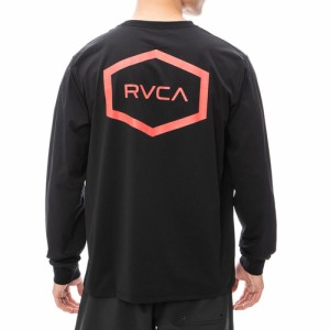 ルーカ RVCA メンズ ヘックス サーフ ラッシュガード BBR BE041801 HEX SURF LS 2024春夏モデル 長袖 日よけ 紫外線対策 ドライ