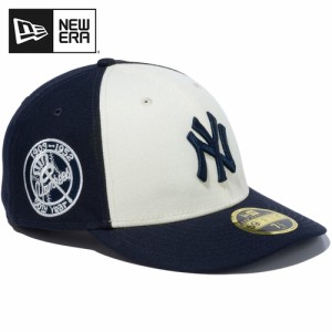 ニューエラ NEW ERA メンズ レディース キャップ LP 59FIFTY MLB 2-Tone ニューヨーク・ヤンキース クロームホワイト/ネイビー 14109460