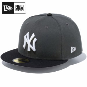 ニューエラ NEW ERA メンズ レディース キャップ 59FIFTY Shadow ニューヨーク・ヤンキース ダークグラファイト/ブラック 14109882