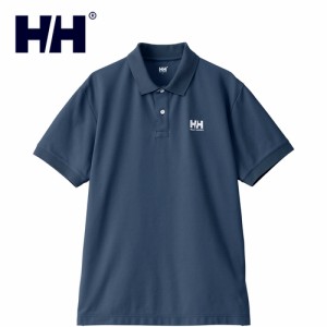 ヘリーハンセン HELLY HANSEN メンズ レディース ポロシャツ ショートスリーブHHロゴポロ オーシャンネイビー HH32414 ON S/S HH Logo