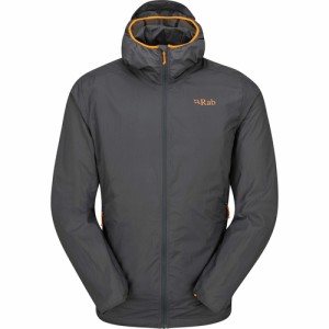 ラブ Rab メンズ ジャケット バイタルフーディ グラフェン/マーマレード QWS-48 Vital Hoody 国内正規品販売店 防水ジャケット