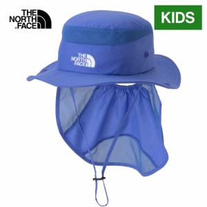 ザ・ノース・フェイス ノースフェイス 帽子 キッズ サンシールドハット ソーラーブルー NNJ02316 SO Kids Sunshield Hat UV 公園 散歩