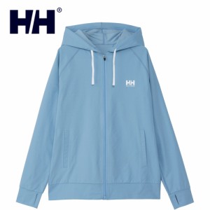 ヘリーハンセン HELLY HANSEN メンズ レディース ロングスリーブフルジップフーディラッシュガード ペールブルー HH82405 PB L/S