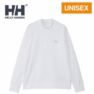 ヘリーハンセン HELLY HANSEN メンズ レディース ロングスリーブラッシュガード クリアホワイト HH82407 CW L/S Rashguard