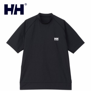 ヘリーハンセン HELLY HANSEN メンズ レディース ショートスリーブラッシュガードティー ブラック HH82408 K S/S Rashguard Tee