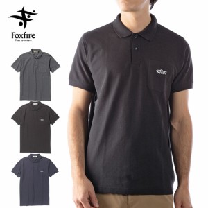 フォックスファイヤー Foxfire メンズ ポロシャツ FF Fish ポロ S/S 5215317 FF Fish Polo S/S 半袖 鹿の子素材 カジュアル シンプル