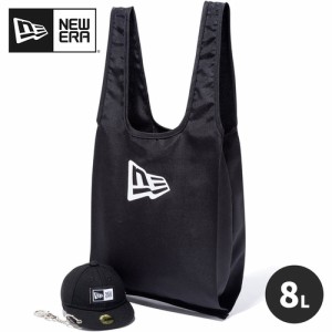 ニューエラ NEW ERA メンズ レディース キャップポーチ エコバッグ 8L ブラック 14132765 BLK バッグ 鞄 サブバッグ 手提げ