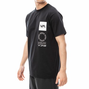 ルーカ RVCA メンズ VA ベント サーフ SS ラッシュガード ブラック BE041804 BLK VA VENT SURF SS 2024春夏モデル 日よけ 紫外線対策