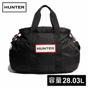 ハンター HUNTER ダッフルバッグ トラベル リップストップ ホールドオール ブラック/レッドボックスロゴ UBW3603NRS RBO travel ripstop