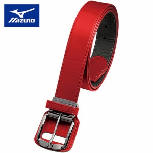 ミズノ MIZUNO ストレートベルト 長尺 125cm レッド 12JY5V05 62 野球 ウェア アクセサリー ベルト ストレートタイプ シンプル