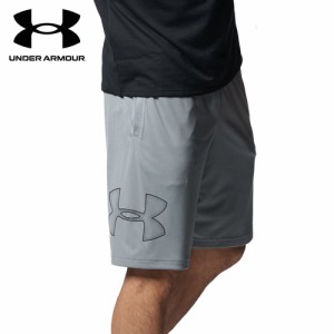 アンダーアーマー UNDER ARMOUR メンズ ショートパンツ テック グラフィック ショーツ スチール/ブラック 1358551 035 TECH GRAPHIC