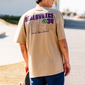 リアルビーボイス RealBvoice メンズ 半袖Tシャツ RBV USA ハワイ Tシャツ サンド/カーキ 10451-11791 snkh RBV USA HAWAII T-SHIRT