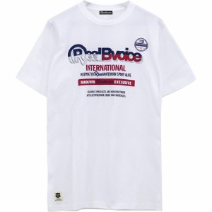 リアルビーボイス RealBvoice メンズ 半袖Tシャツ RBV レイヤード ロゴ Tシャツ ホワイト/ネイビー 10451-11792 wtnv RBV LAYERED LOGO