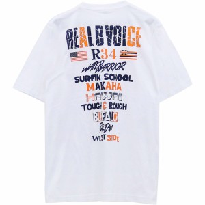 リアルビーボイス RealBvoice メンズ 半袖Tシャツ XXLサイズ RBV タフ＆ラフ Tシャツ ホワイト 10451-11793A wt XXL RBV TOUGH＆ROUGH