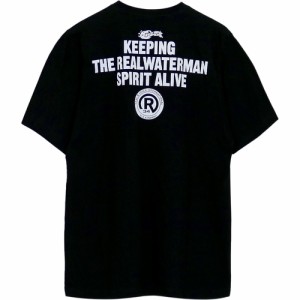 リアルビーボイス RealBvoice メンズ 半袖Tシャツ XXLサイズ RBV ウォーターマン Tシャツ ブラック 10451-11796A bk XXL RBV WATERMAN