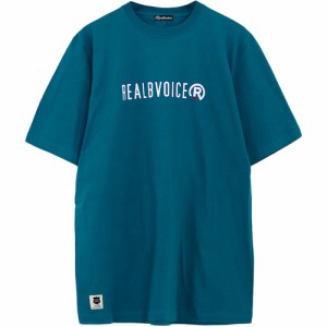 リアルビーボイス RealBvoice メンズ 半袖Tシャツ XXLサイズ RBV シン ロゴ Tシャツ グリーン 10451-11800A gr XXL RBV THIN LOGO