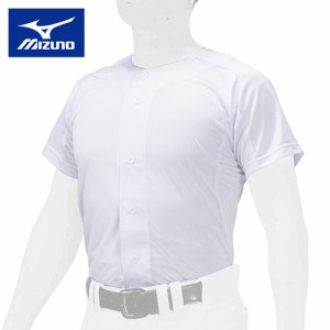 ミズノ MIZUNO メンズ レディース 野球ウェア ユニフォームシャツ ミズノプロ シャツ オープンタイプ スーパーホワイト 12JCBU07 91