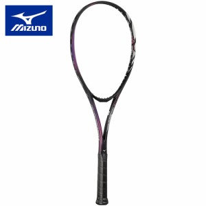 ミズノ MIZUNO ソフトテニス ラケット アクロスピード V-05 ブラック×ロイヤルマゼンタ 63JTN3A5 64 ACROSPEED V-05 未張上げ