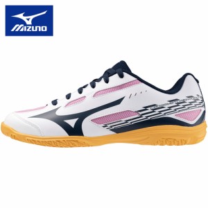 ミズノ MIZUNO メンズ レディース 卓球シューズ クロスマッチソード2 ホワイト×ネイビー×ピンク 81GA2430 02 CROSSMATCH SWORD 2 卓球