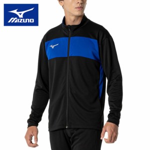 ミズノ MIZUNO メンズ レディース サッカー トレーニングウェア ウォームアップシャツ ブラック×サーフブルー P2MCB090 92 TM WUP