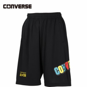 コンバース CONVERSE キッズ JRプラクティスパンツ ポケット ブラック/イエロー CB441851 1952 ハーフパンツ ズボン バスケ