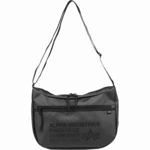 アルファインダストリーズ ALPHA INDUSTRIES ショルダーバッグ ラウンドショルダー ブラック 6630210 ROUND SHOULDER 鞄 肩掛け