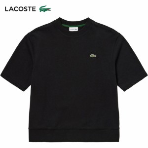 ラコステ LACOSTE メンズ 半袖Tシャツ プレミアムスウェットクルーネック ブラック SH4706-99 031 正規品 半袖 Tシャツ アウトドア