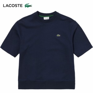 ラコステ LACOSTE メンズ 半袖Tシャツ プレミアムスウェットクルーネック ネイビー SH4706-99 166 正規品 半袖 Tシャツ アウトドア