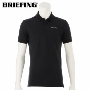 ブリーフィング BRIEFING メンズ ゴルフウェア 半袖シャツ キング MS ベーシック ポロ ブラック BRG241M80 KING MS BASIC POLO