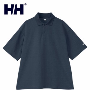 ヘリーハンセン HELLY HANSEN メンズ レディース ポロシャツ ショートスリーブ マリンパイルポロ ディープネイビー HH32420 DN S/S