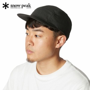 スノーピーク snowpeak メンズ レディース 帽子 FR ストレッチキャップ ブラック AC-24SU001 BK FR Strech Cap 日よけ 紫外線対策