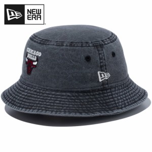 ニューエラ NEW ERA メンズ レディース ハット バケット01 NBA Bucket Hat Acid Wash シカゴ・ブルズ ブラック 14109609 BUCKET01