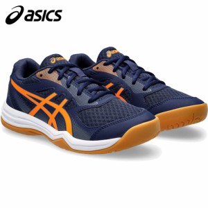 アシックス asics キッズ バレーボールシューズ アップコート 5 GS ピーコート/ショッキングオレンジ 1074A039 404 UPCOURT 5 GS