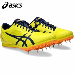 アシックス asics メンズ レディース 陸上 スパイク ヒートフラット 12 ブライトイエロー/ブルー 1093A195 750 HEATFLAT 12 陸上競技